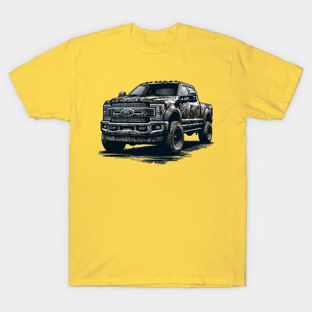 Ford F-350 T-Shirt by Vehicles-Art